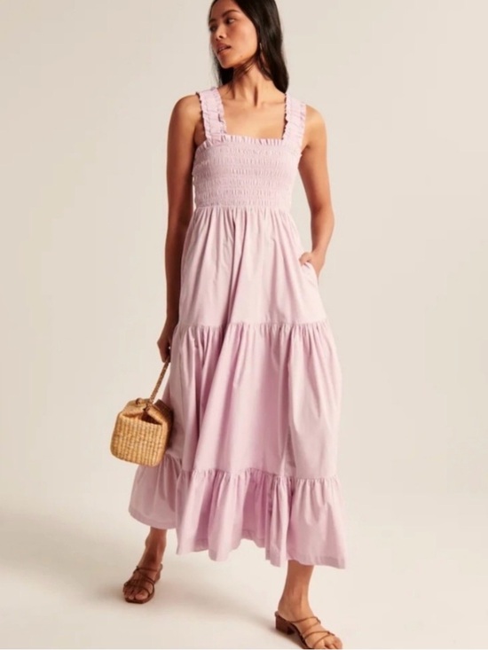 Abercrombie & Fitch Dresses & Skirts - Abercrombie & Fitch Smocked Bodice Easy Maxi Dress | Size Medium